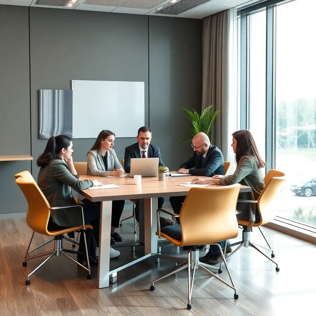 Сотрудники казахстанской компании работают над документом в облачном сервисе